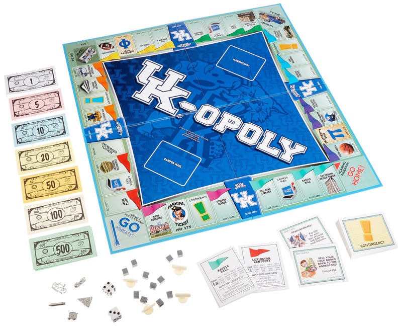 Late for the Sky University-Themed Opoly Board Game, 2-6 Players, Family Party Strategy, Tokens & Campus Locations, Gift for Students, Alumni and Fans - Image 3